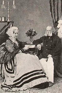 François-Charles d'Autriche et Sophie Dorothée Wilhelmine Friederike de Bavière vers 1865